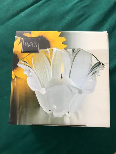 Crystal duo – votive and chip & dip set - $25 for both, View more