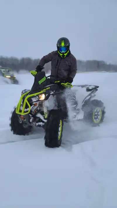 2020 Can-Am renegade XMR 1000 Stock wheels and tires 2 inch handlebar raise kit Lucky 7 radiator rel...