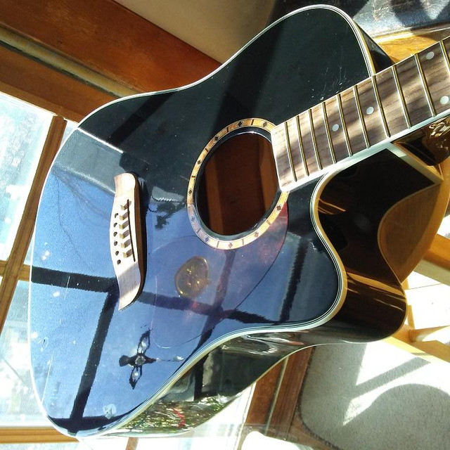 OSCAR SCHMIDT - 12 STRING - SINGLE CUT-AWAY - ACOUSTIC GUITAR in Guitars in Cornwall - Image 2