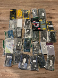 Box lot 30 cell phone cases