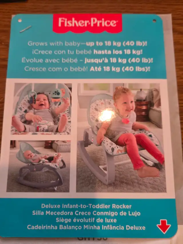 Fisher Price Deluxe Infant to Toddler Rocker/Chair in Feeding & High Chairs in Markham / York Region - Image 4