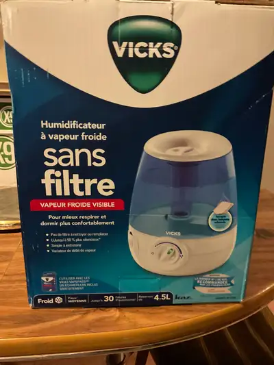 Humidificateur à vapeur froide. Vicks, View more