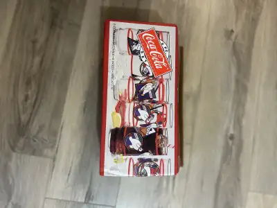 Vintage 1995 Coca Cola 8 pc Skiing Polar Bear Glasses with box, View more