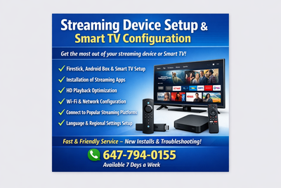 Streaming Device Setup & Smart TV Configuration, View more