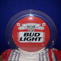 BUD LIGHT ITEM M130 GLASS SERVING TRAY
