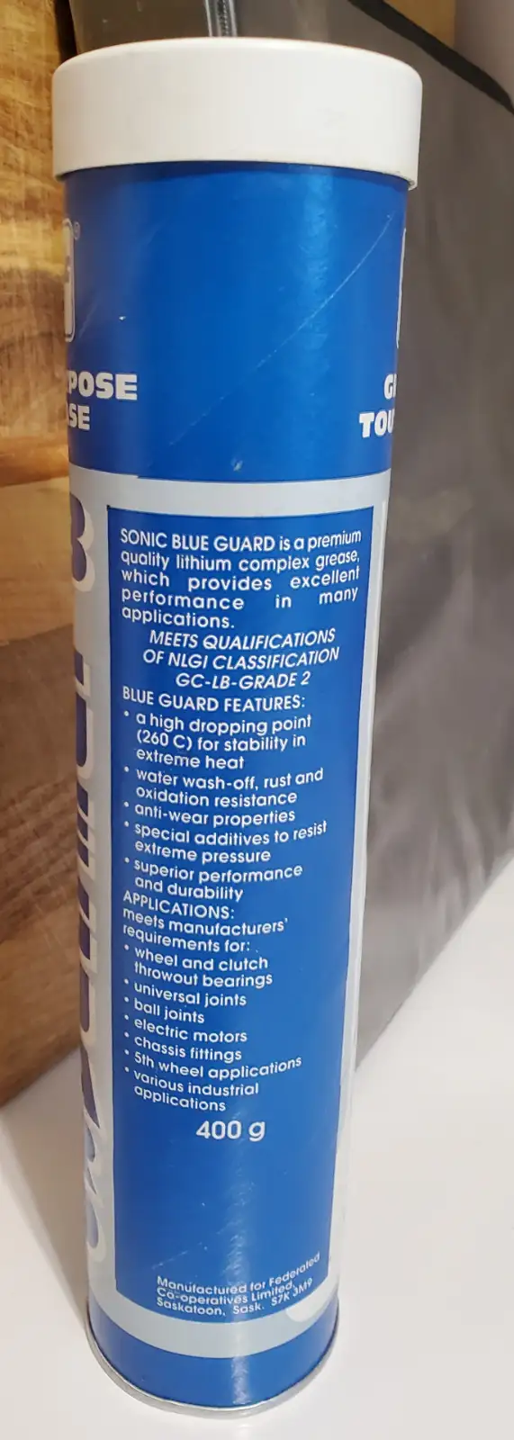 Sonic Blue Guard All-Purpose Grease in Other in Saskatoon - Image 3