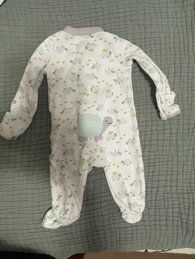 4 newborn footed sleepers  in Clothing - 0-3 Months in Saskatoon - Image 4