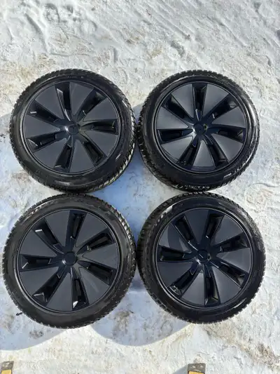 I upgraded from the Model 3 to the Model Y, and these wheels do not fit the Model Y. This package is...