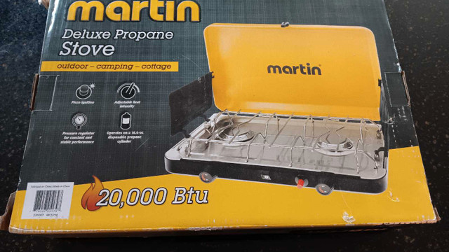 Martin Deluxe Propane Stove in BBQs & Outdoor Cooking in Calgary