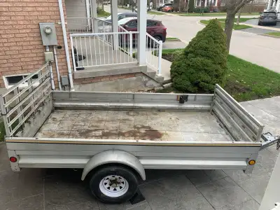 5’x10’ Galvanized Trailer. Comes with spare tire. No ownership. $1800 OBO