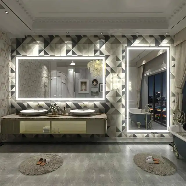 Aevar Super Bright Front & Back Lighted Anti-Fog Bathroom/Vanity in Other in Hamilton - Image 8