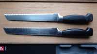 TWO 8" ZWILLING J.A.HENCKELS BREAD KNIFE