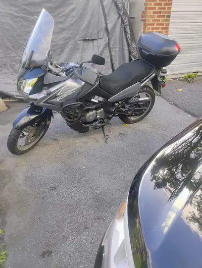 Best offer. I am selling my Suzuli v-strom dl650 abs motorcycle. This is a one owner bike. I bought...