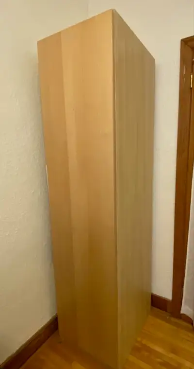 IKEA High PAX wardrobe, white oak colour, View more
