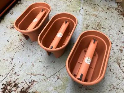 Elho Flower pot planters for balcony railing, View more