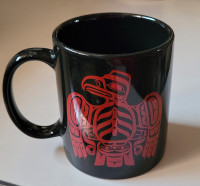 Vintage Native Home - Haida Eagle Coffee Mug by Corey Bulpitt