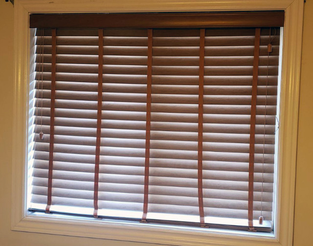 Horizontal Blind, Faux Wood #3 in Window Treatments in Windsor Region