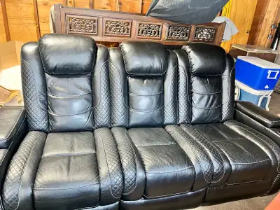 leather recliner set, View more