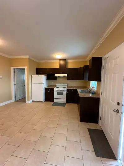 2 bedroom 1 washroom basement available from July 15. No cable or wifi. Detached washer and dryer in...