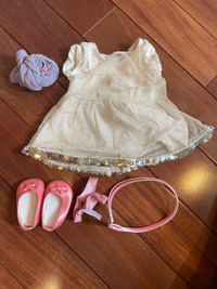 American Girl - Isabelle’s Metalic Dress Outfit 