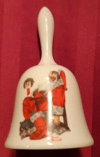 Vintage Norman Rockwell Ceramic Bell