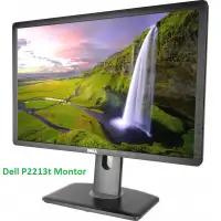Asus 27" monitor, Dell and HP 22" monitors