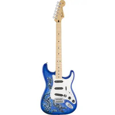 Fender Special Edition David Lozeau Art Stratocaster, Dragon,, View more