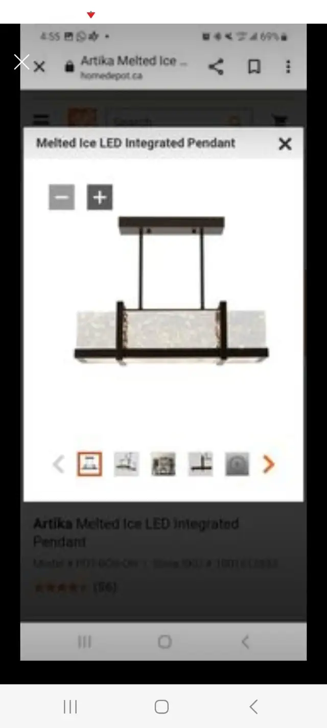 Chandelier/Pedant LED Artika Melt Ice in Indoor Lighting & Fans in Windsor Region - Image 7