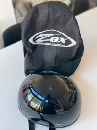 Never-worn Zox Galf Helmet - Glossy Black
