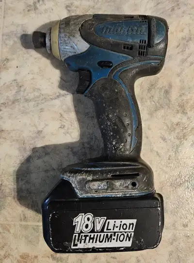 Makita BTD141 Impact driver with 5 AH battery, View more