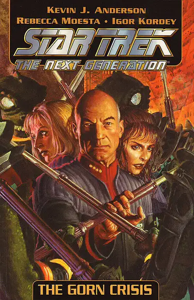 STAR TREK THE NEXT GENERATION THE GORN CRISIS by Kevin J Anderson,‎ Rebecca Moesta,‎ Igor Kordey (Il...