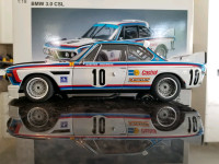 1:18 Diecast Autoart Millennium BMW 3.0 CSL 1973 Spa Winner #10