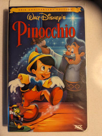 Disney's Pinocchio clamshell VHS