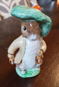 Beatrix Potter's "Benjamin Bunny" ceramic figure