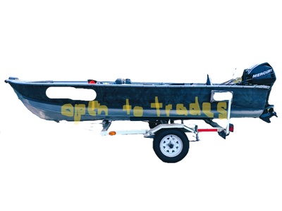 TRADE ONLY for Classic car, not for sale 14' LOWE Fishing boat, Fully platformed,newly carpeted,inte...