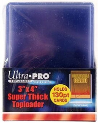 Ultra Pro 3"x4" 130pt Trading Cards Toploaders 10 Count Pack