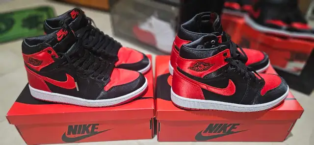 jordan 1 bred satin in Men's Shoes in Lethbridge - Image 4