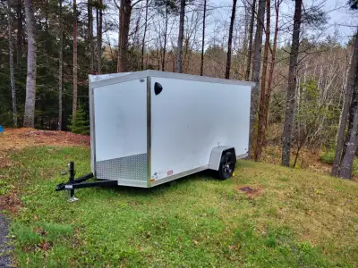 Like New 2025 Action\Forest River 6x12 Enclosed Trailer. Used once for move to Nova Scotia from Onta...