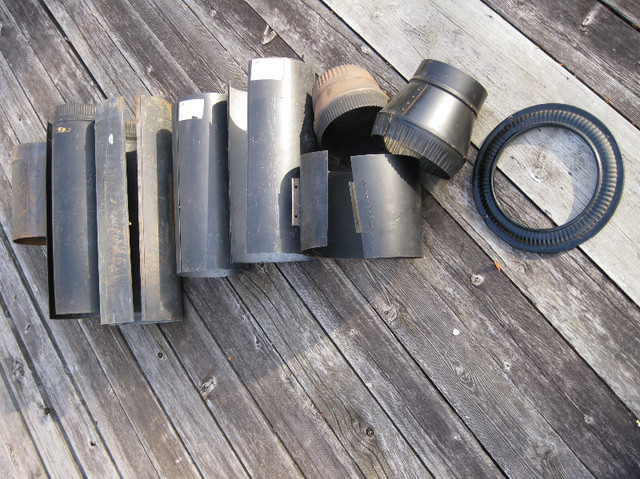 Black Stove Pipe 6, 7, & 8 Inch Dia Assorted $10 (Richmond Hill) in Fireplace & Firewood in Markham / York Region - Image 3