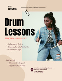Drum Lessons Ottawa (Kanata/Stittsville/Nepean/Barhaven)