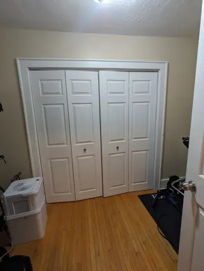 1 other roomate (female working professional) The apartment is spacious and includes heat and water....