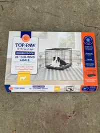 36” Folding Dog Crate 