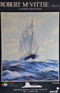 POSTER ROBERT MCVITTIE MARINE ART