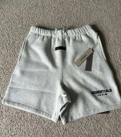 Light gray essentials shorts , View more