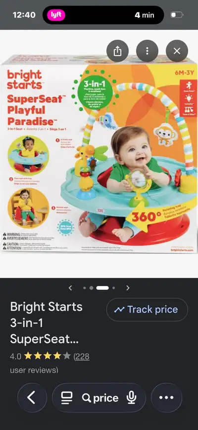 Bright Starts 3-in-1 SuperSeat, View more