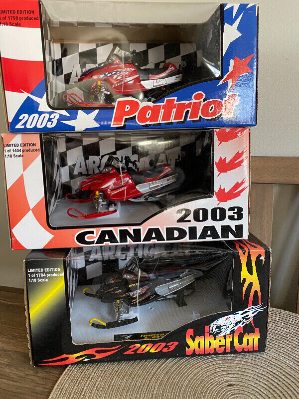 Collectable snowmobile Diecast brand new in the box. in Toys & Games in Hamilton