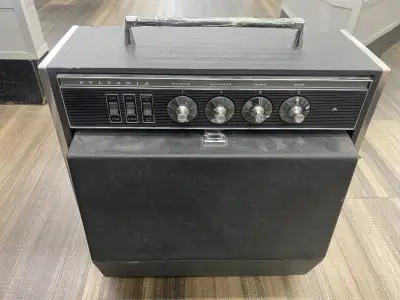 Vintage Sylvania Exponent 4/40  Portable Turntable, View more