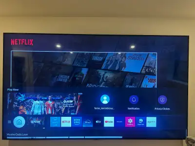 Samsung 75 inch TV, View more