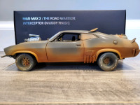 1:18 Diecast Autoart Mad Max Interceptor Muddy Finish