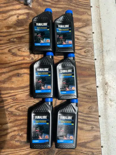 6 1/2 L of Yamaha marine oil Retail price would be over $120 Selling for $75 or best offer